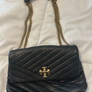 Tory Burch Black Quilted Shoulder Bag